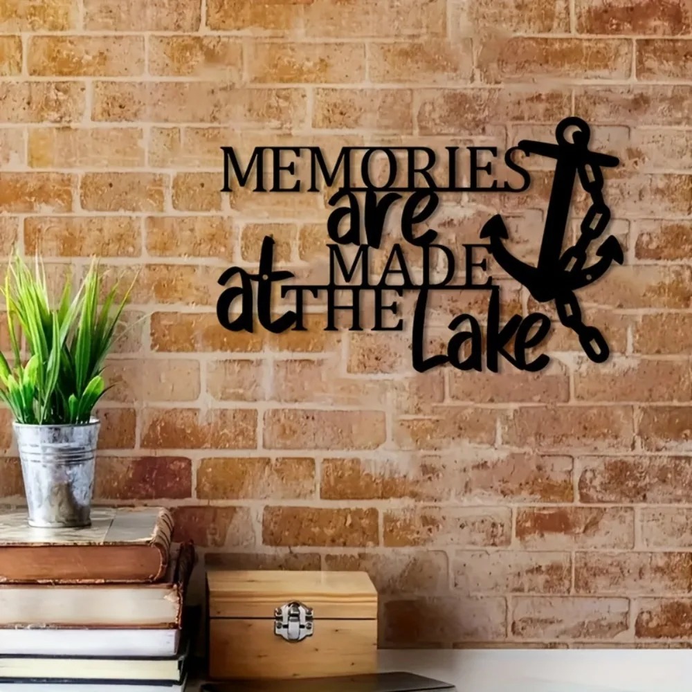 Home Decor Nautical - Rustik Siyah Demir Denizci Çapası ve