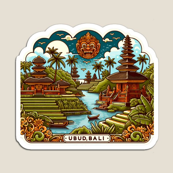 Home Decor Ubud - Ubud Bali Mıknatıs Buzdolabı Renkli Bebek