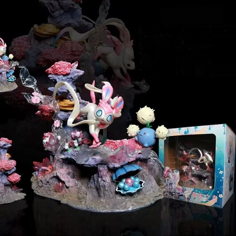 Home Decor Resin - Gk Şekil Sylveon Shroomish Clamperl Peri