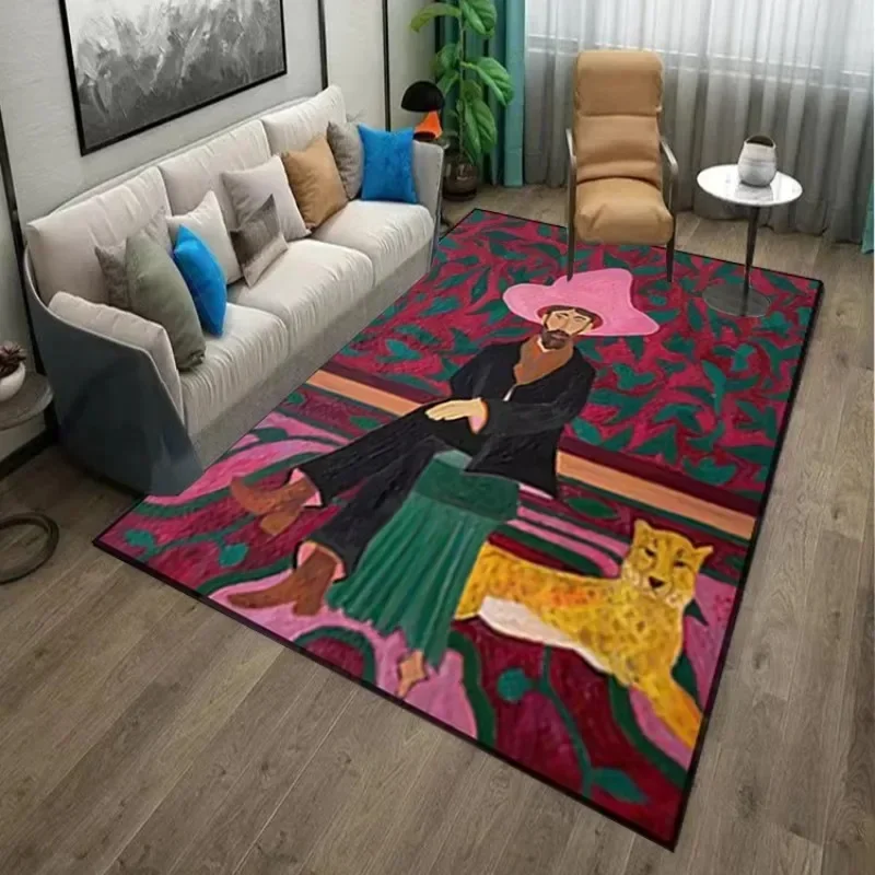 Home Decor Ig - Sanatsal Dekoratif Halı Oturma Odası Ev