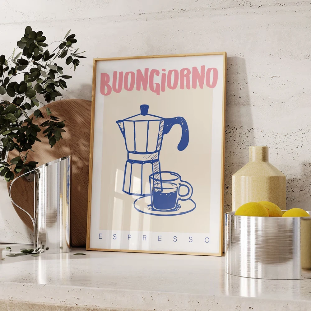 Home Decor Nz - Modern Kahve Espresso Duvar Sanatı Baskılar