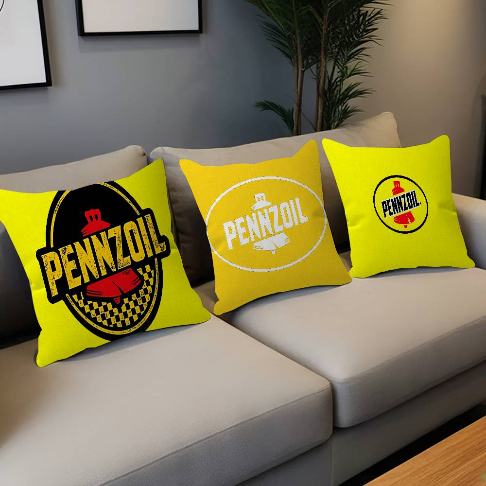 Home Decor Logo Design - Paspas PENNZOIL LOGO Akçaağaç Tasarım Minder