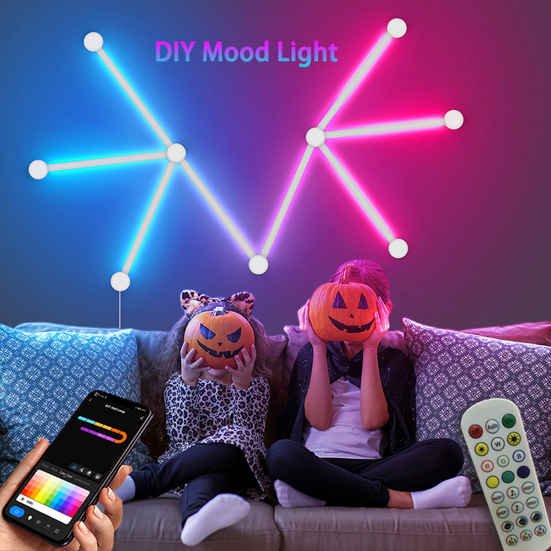 Home Decor Tv - Akıllı RGB Duvar Lambası, Müzik Partisi