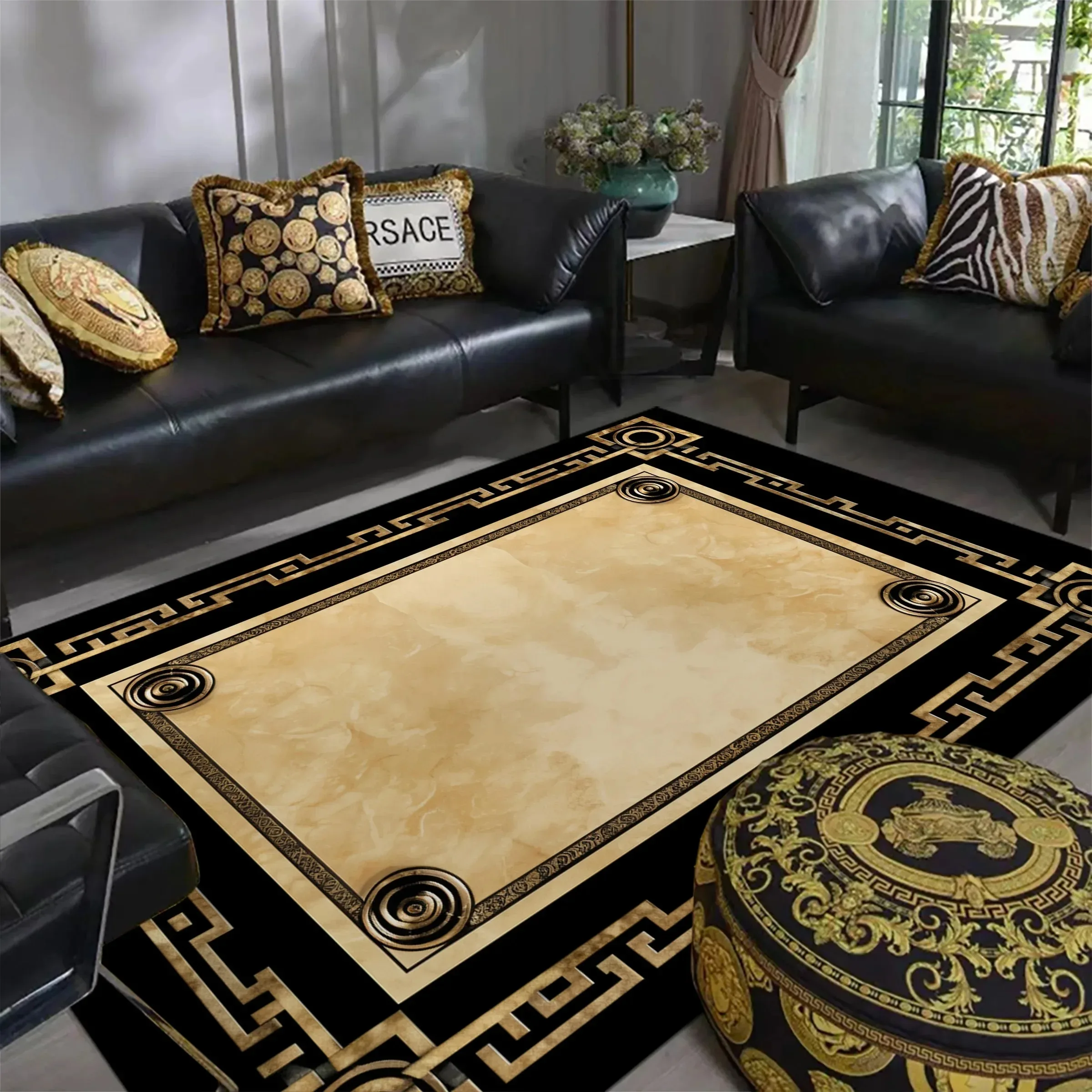 Home Decor Ig - EGM 2025 Lüks Siyah Altın Büyük