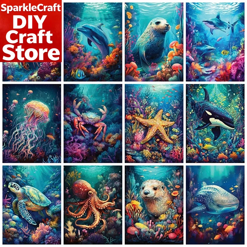 Home Decor Nautical - 1 adet çerçevesiz tam kare yuvarlak