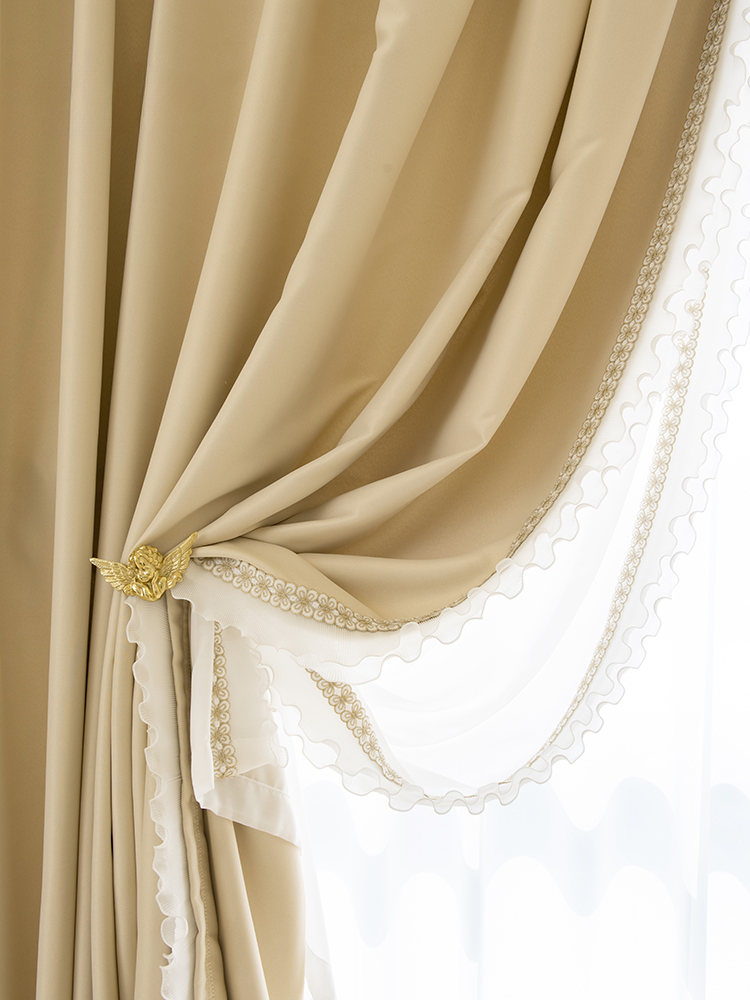 Home Decor Ig - Sanat krem perde fransız lüks oturma
