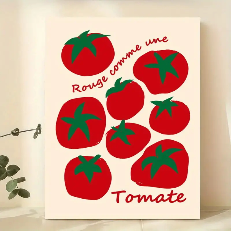 Modern Renkli Kırmızı Domates  - Home Decor Nz incelemesi ve fiyatı