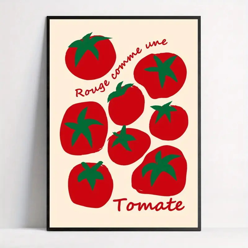 Modern Renkli Kırmızı Domates  - Home Decor Nz incelemesi ve fiyatı