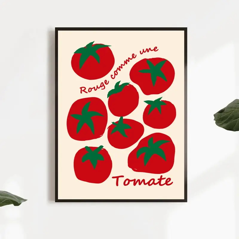 Modern Renkli Kırmızı Domates  - Home Decor Nz incelemesi ve fiyatı