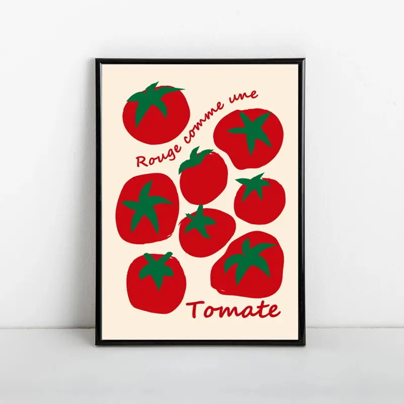 Modern Renkli Kırmızı Domates  - Home Decor Nz incelemesi ve fiyatı