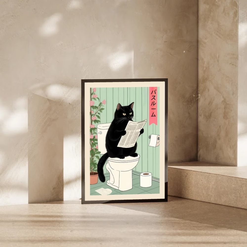 Modern, Retro İlginç Tuvalet K - Home Decor Nz incelemesi ve fiyatı