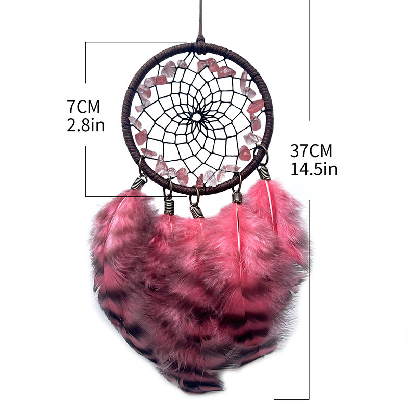 Boho kristal tüyler Dream Catc - Boho Wind Chimes incelemesi ve fiyatı