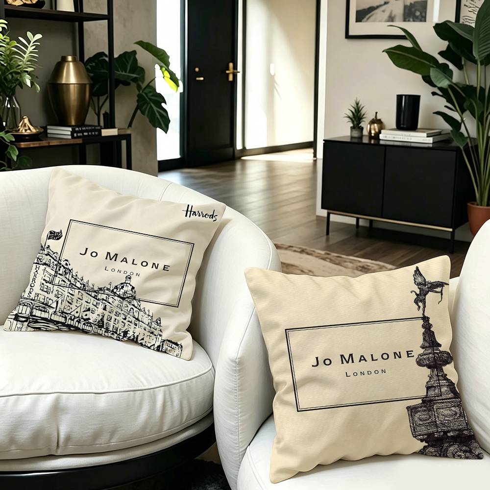 J-Jo M-Malone LOGO Moda Yastık - Home Decor Logo Design incelemesi ve fiyatı