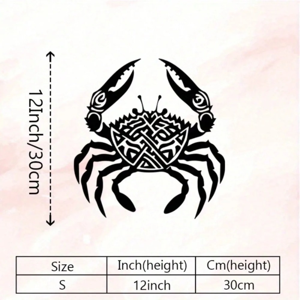 Yengeç Metal Duvar Dekoru Trib - Home Decor Nautical incelemesi ve fiyatı