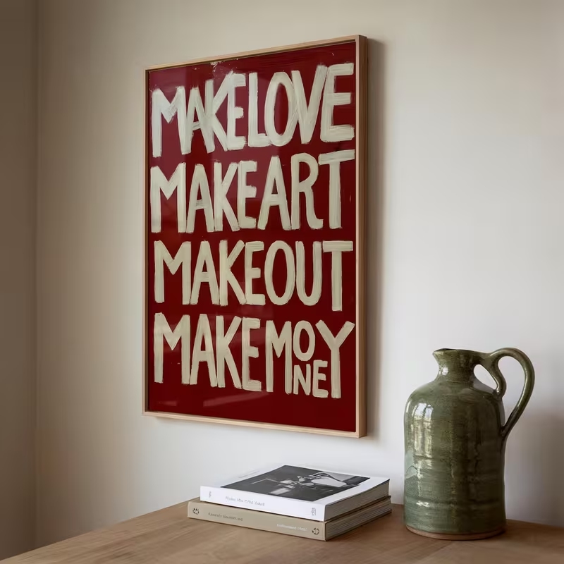 Modern, Retro Kendi Yapımı Aşk - Home Decor Nz incelemesi ve fiyatı