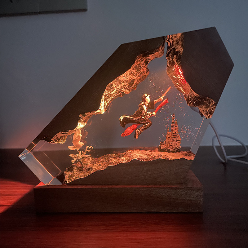 Ahşap Reçine Epoksi Lamba Sihi - Home Decor Resin incelemesi ve fiyatı