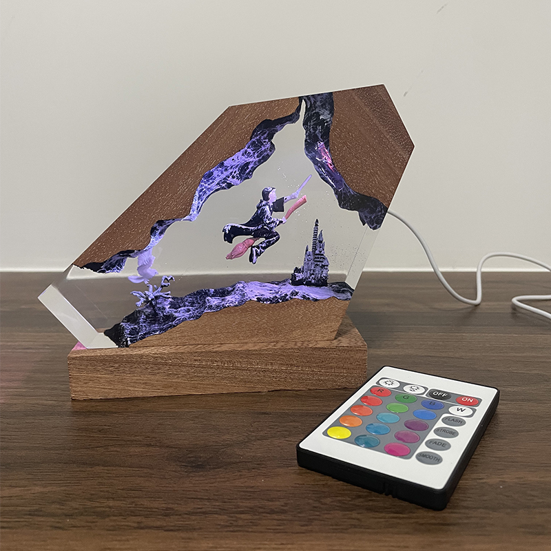 Ahşap Reçine Epoksi Lamba Sihi - Home Decor Resin incelemesi ve fiyatı