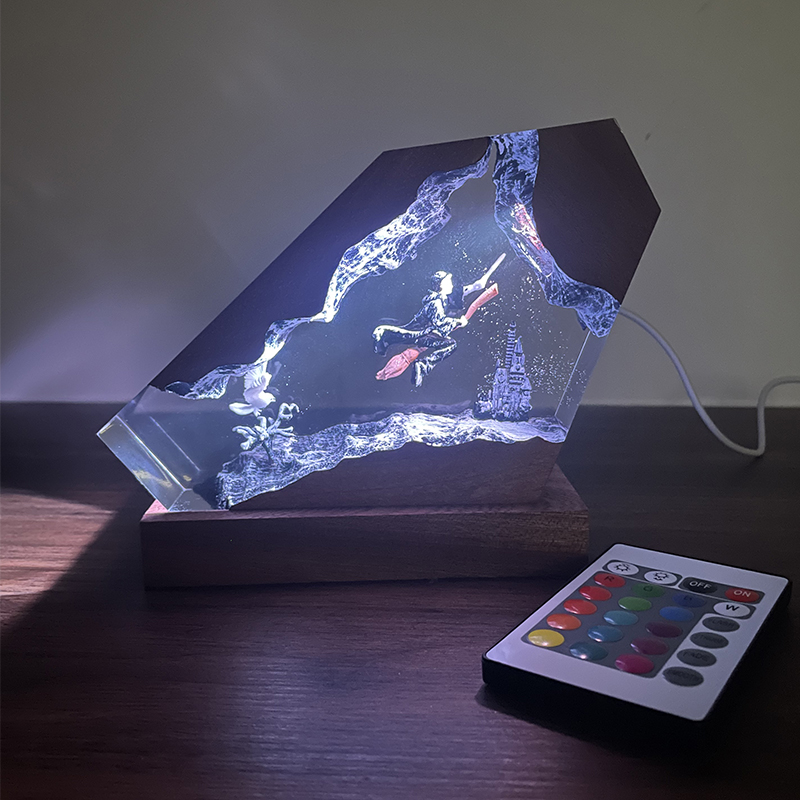 Ahşap Reçine Epoksi Lamba Sihi - Home Decor Resin incelemesi ve fiyatı