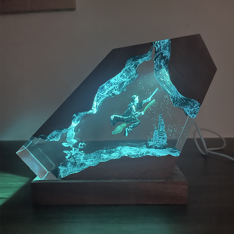Ahşap Reçine Epoksi Lamba Sihi - Home Decor Resin incelemesi ve fiyatı