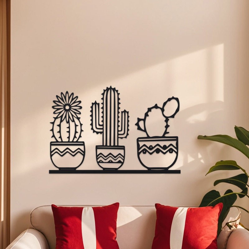 Rustik Kaktüs Metal Duvar Deko - Home Decor Garden Ideas incelemesi ve fiyatı