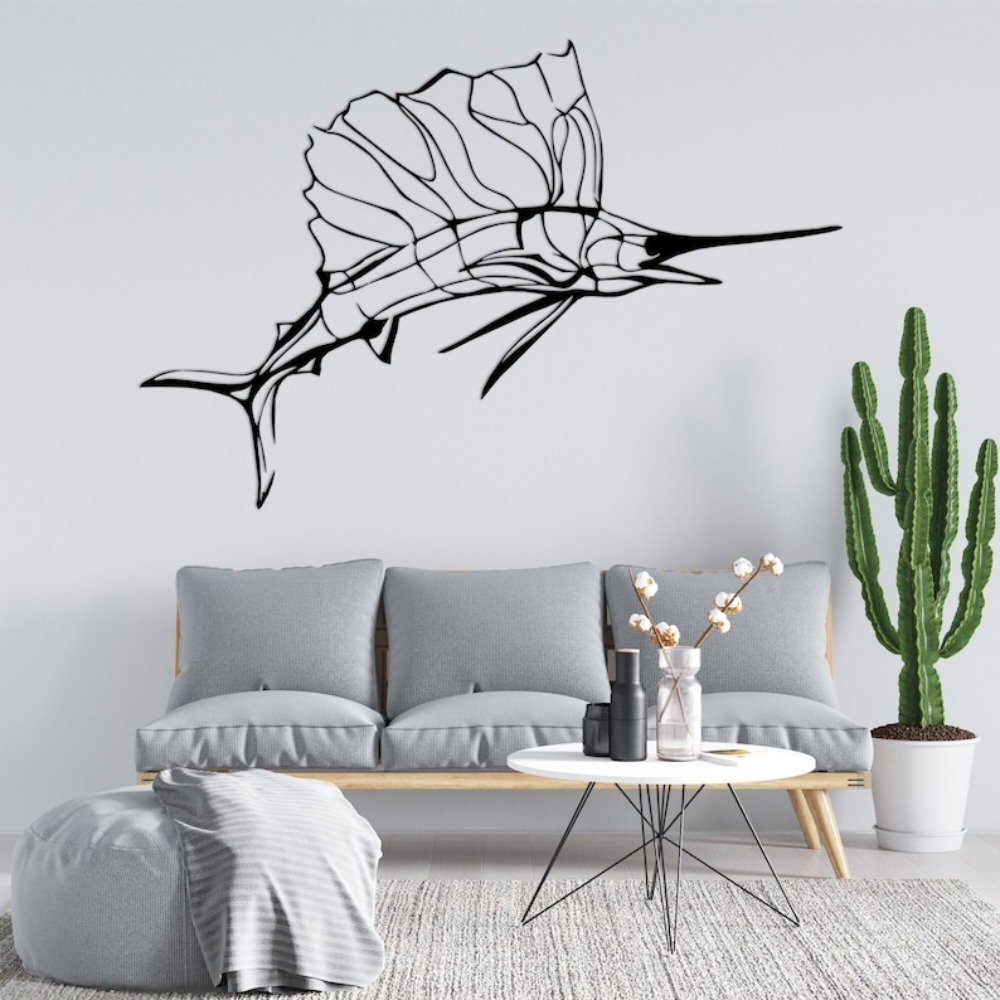 Kılıç Balığı Deniz Temalı Meta - Home Decor Nautical incelemesi ve fiyatı