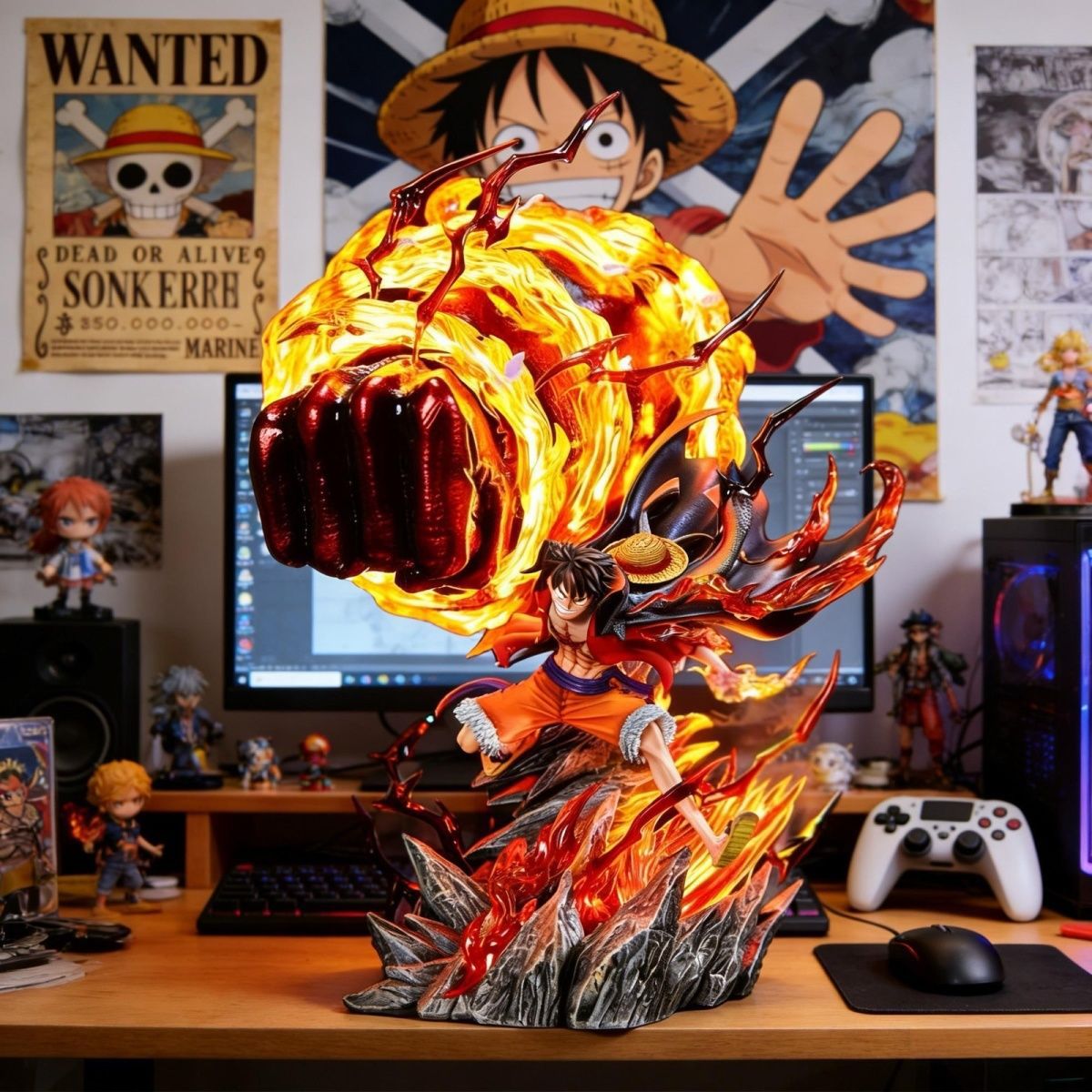 LZ Karmik Ateş Luffy 35CM Işık - Home Decor Quirky incelemesi ve fiyatı