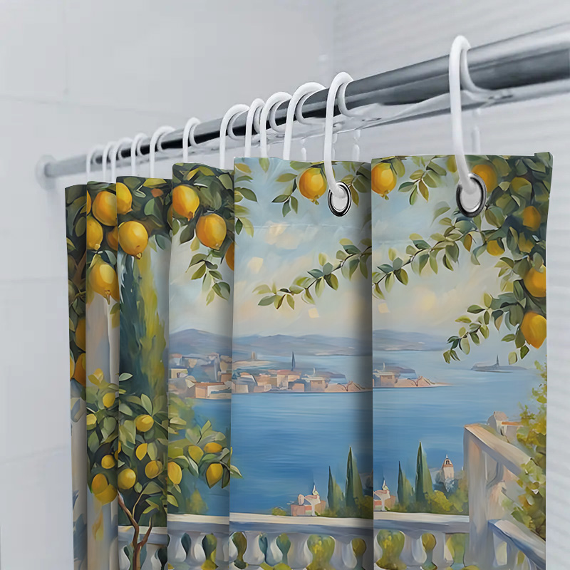 Akdeniz Limon Bahçesi Duş Perd - Home Decor Garden Ideas incelemesi ve fiyatı