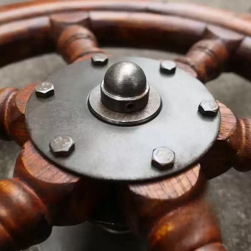 55CM Masif Ahşap Gemi Dümeni K - Home Decor Nautical incelemesi ve fiyatı