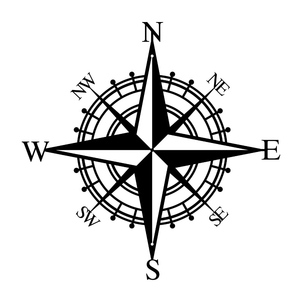 Oturma Odası için Metal Pusula - Home Decor Nautical incelemesi ve fiyatı