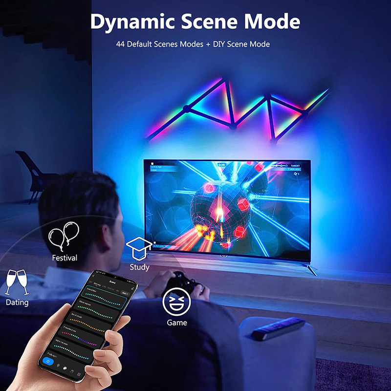 Akıllı RGB Duvar Lambası, Müzi - Home Decor Tv incelemesi ve fiyatı