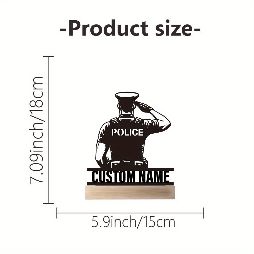 Kişiselleştirilmiş Metal Polis - Home Decor Nz incelemesi ve fiyatı