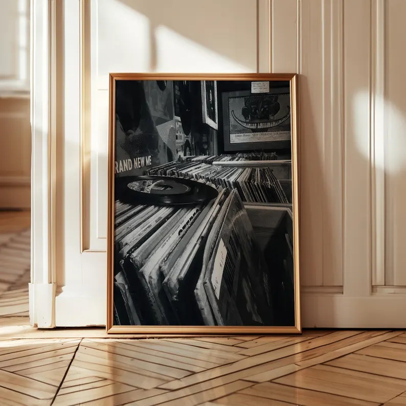 Modern Vinil Plak Mağazası Siy - Home Decor White incelemesi ve fiyatı