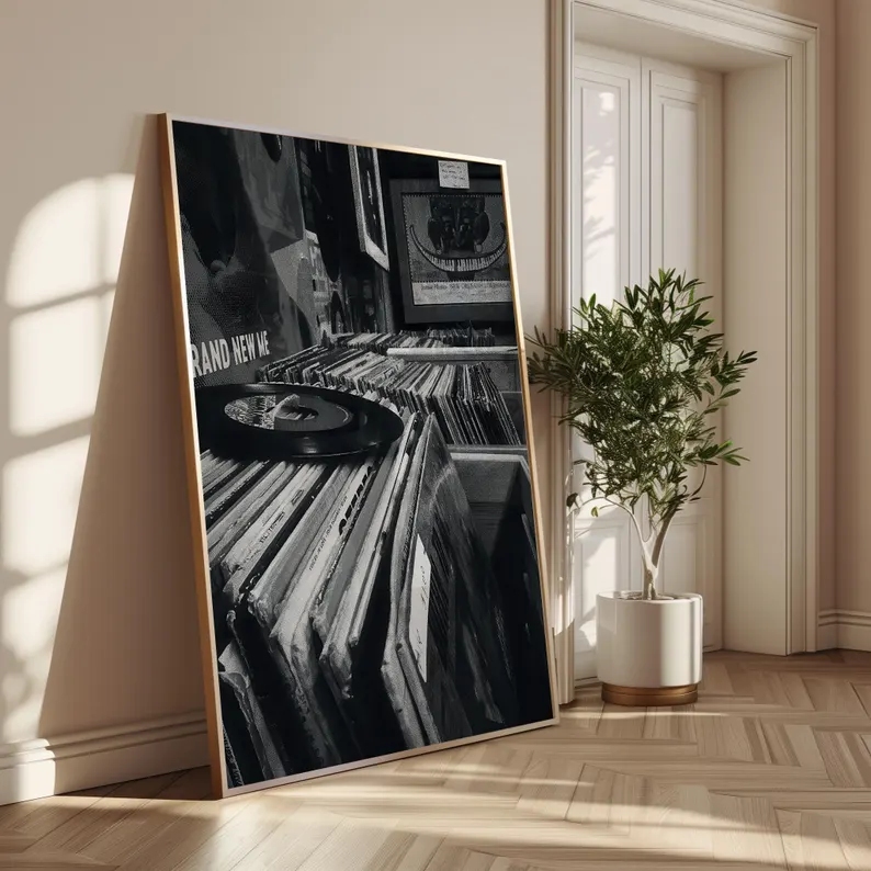 Modern Vinil Plak Mağazası Siy - Home Decor White incelemesi ve fiyatı