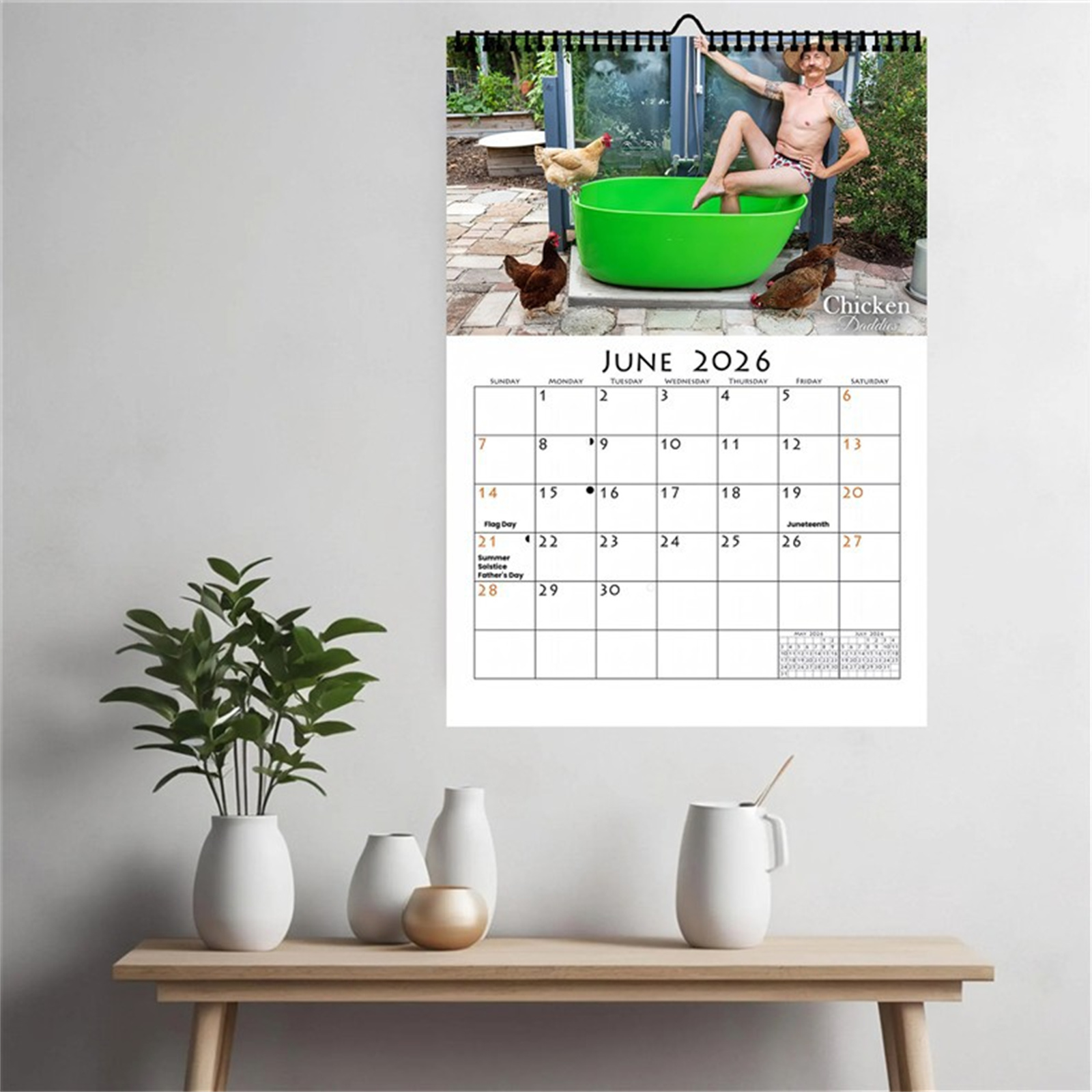 2026 Komik Tavuk Baba Duvar Ta - Home Decor White incelemesi ve fiyatı