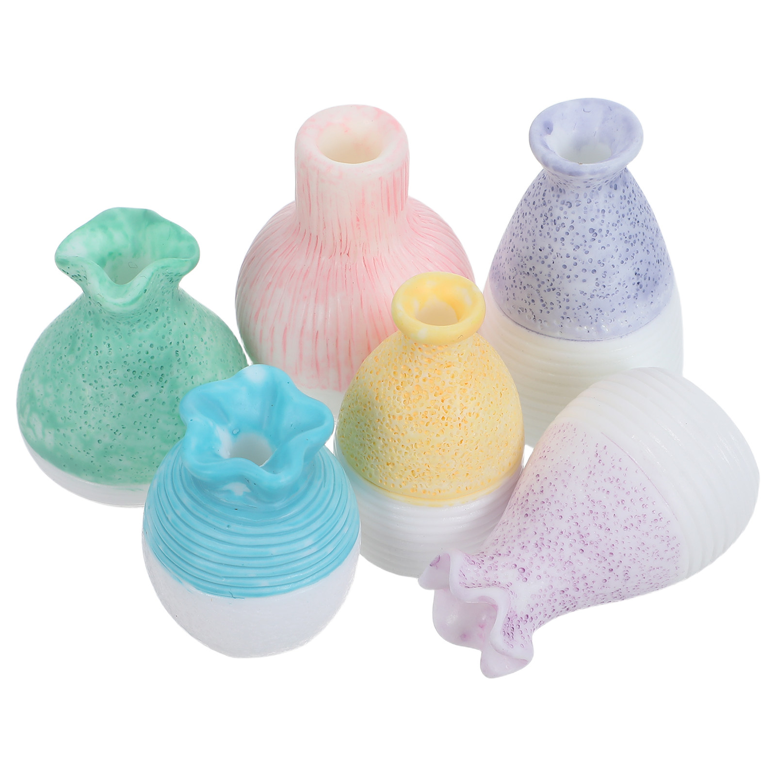 6 Adet Minyatür Vazo Reçine Mi - Home Decor Resin incelemesi ve fiyatı