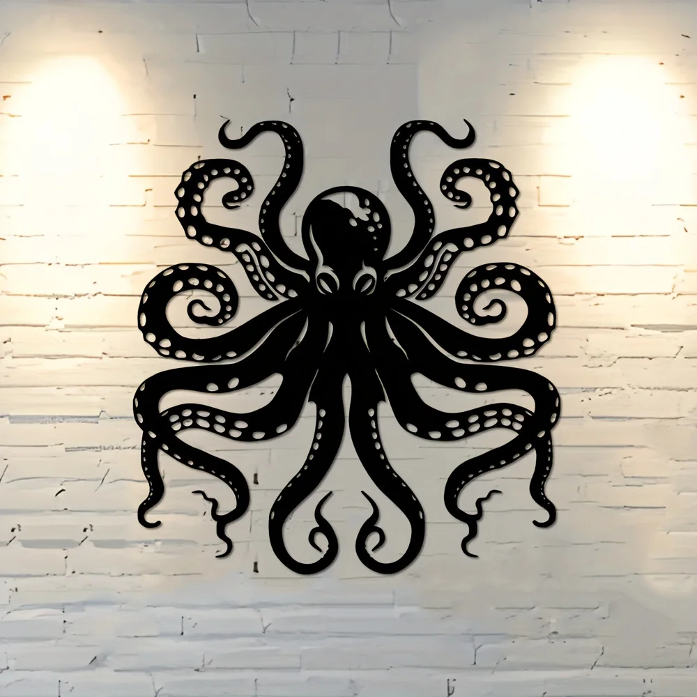 【2D Düz】Metal Ahtapot Duvar De - Home Decor Garden Ideas incelemesi ve fiyatı