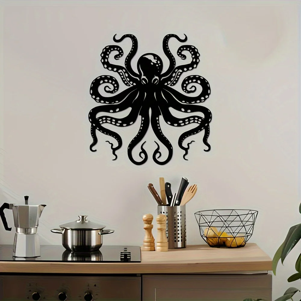 【2D Düz】Metal Ahtapot Duvar De - Home Decor Garden Ideas incelemesi ve fiyatı