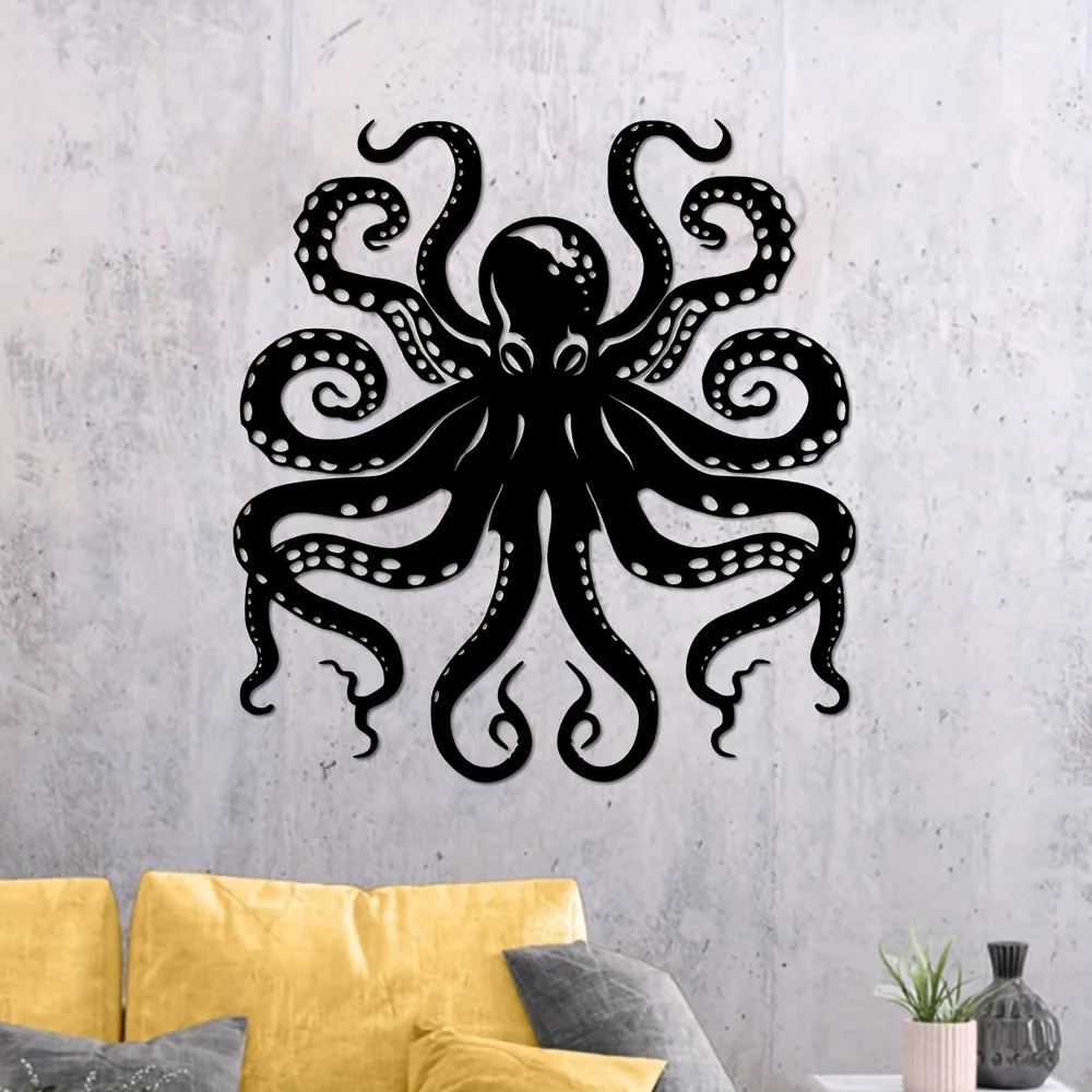 【2D Düz】Metal Ahtapot Duvar De - Home Decor Garden Ideas incelemesi ve fiyatı