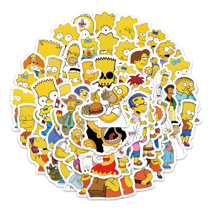 Simpsons Homer Marge Bart 100  - Home Decor Tv incelemesi ve fiyatı