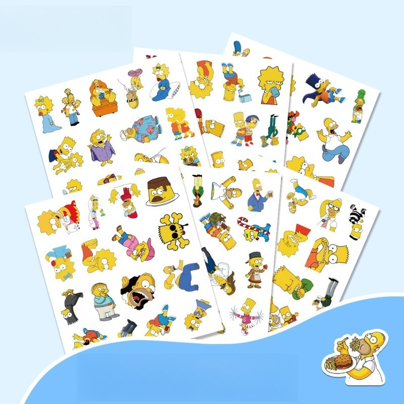 Simpsons Homer Marge Bart 100  - Home Decor Tv incelemesi ve fiyatı