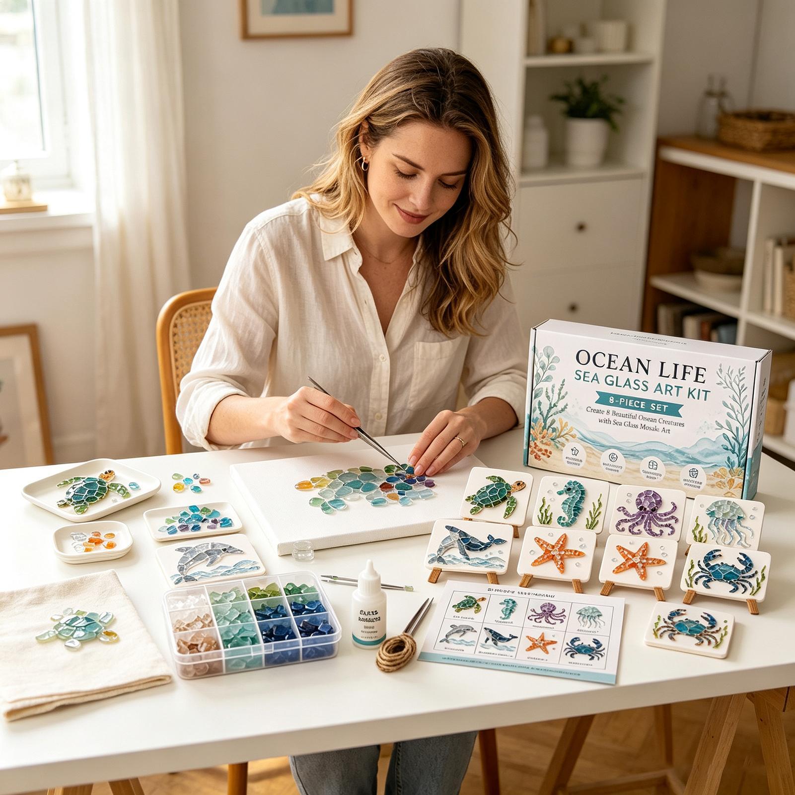 1 adet Okyanus Yaşamı Deniz Ca - Home Decor Nautical incelemesi ve fiyatı
