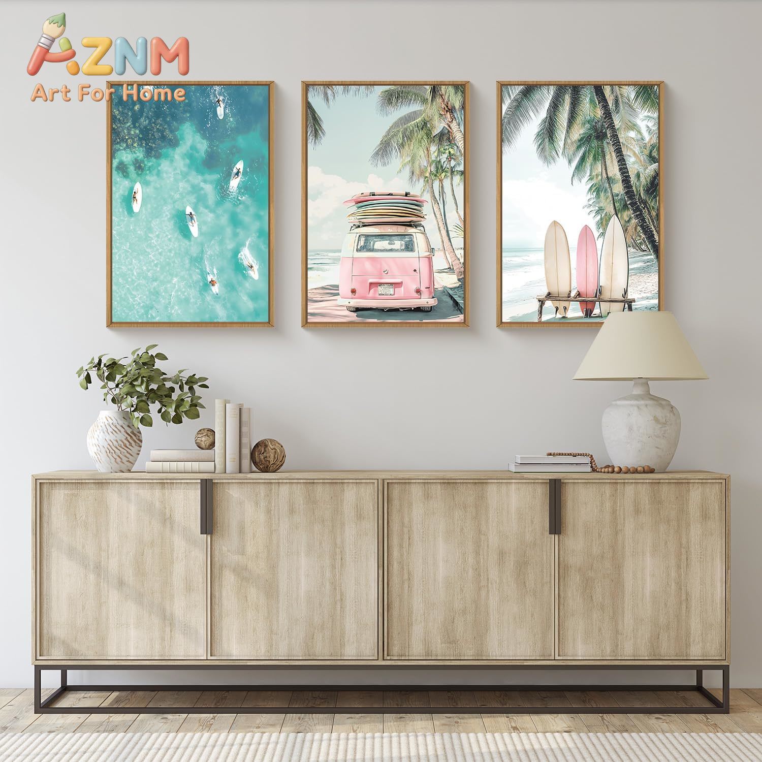 3 adet Yaz Sörf Tahtası Plaj T - Home Decor Nautical incelemesi ve fiyatı