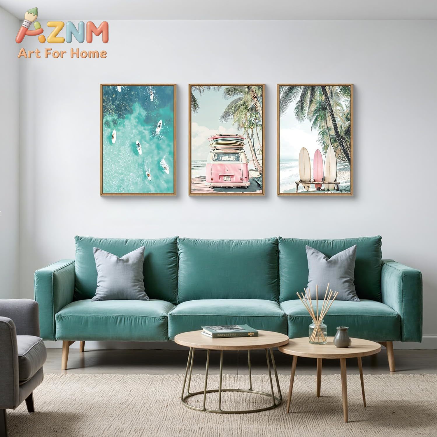 3 adet Yaz Sörf Tahtası Plaj T - Home Decor Nautical incelemesi ve fiyatı