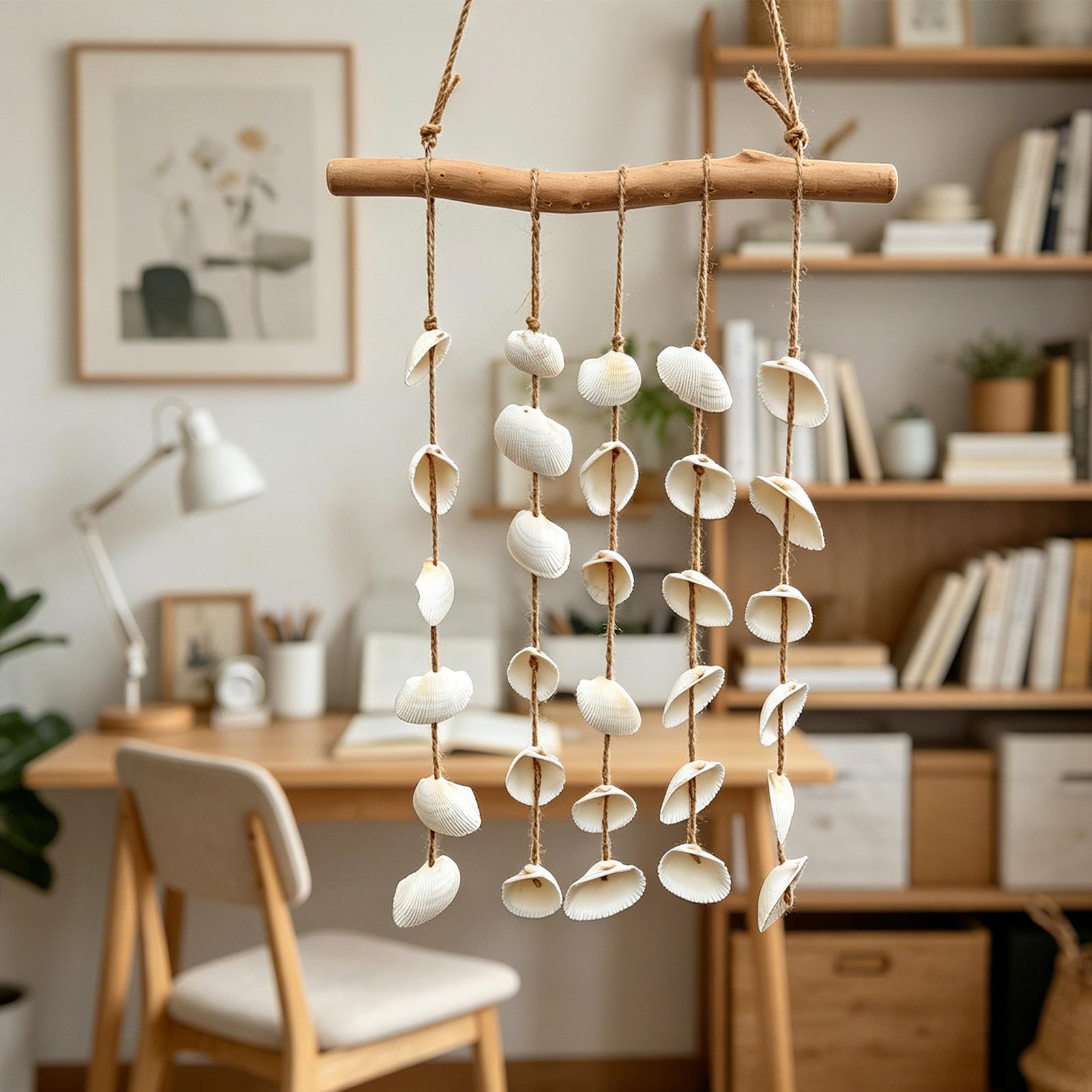 Yüzen Ahşap Deniz Kabuğu Duvar - Boho Wind Chimes incelemesi ve fiyatı